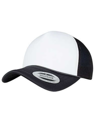 FLE-6005FC-Foam Trucker Cap Curved Visor